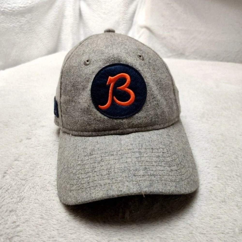 Chicago Bears New Era Hat Cap Strap Back Womens Heather Gray 9TWENTY NFL